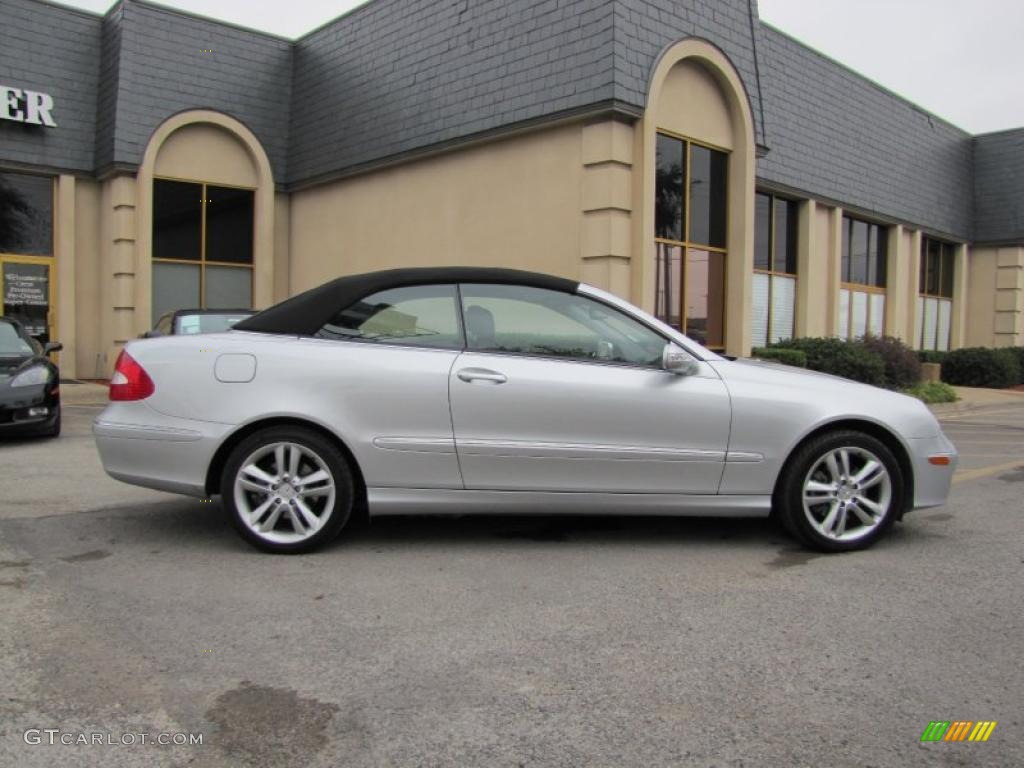 Iridium Silver Metallic 2006 Mercedes-Benz CLK 350 Cabriolet Exterior Photo #40344910