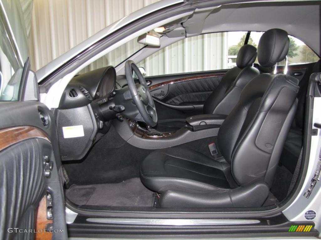 Black Interior 2006 Mercedes-Benz CLK 350 Cabriolet Photo #40344950