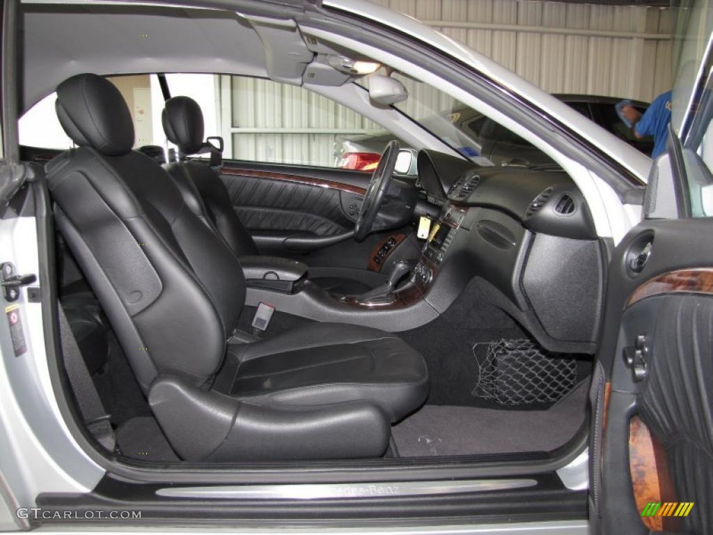 Black Interior 2006 Mercedes-Benz CLK 350 Cabriolet Photo #40344958