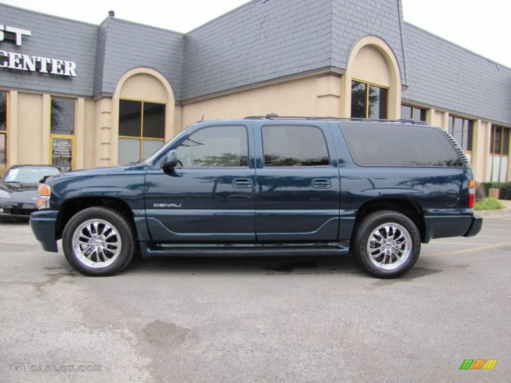 2005 Yukon XL Denali AWD - Deep Blue Metallic / Sandstone photo #4