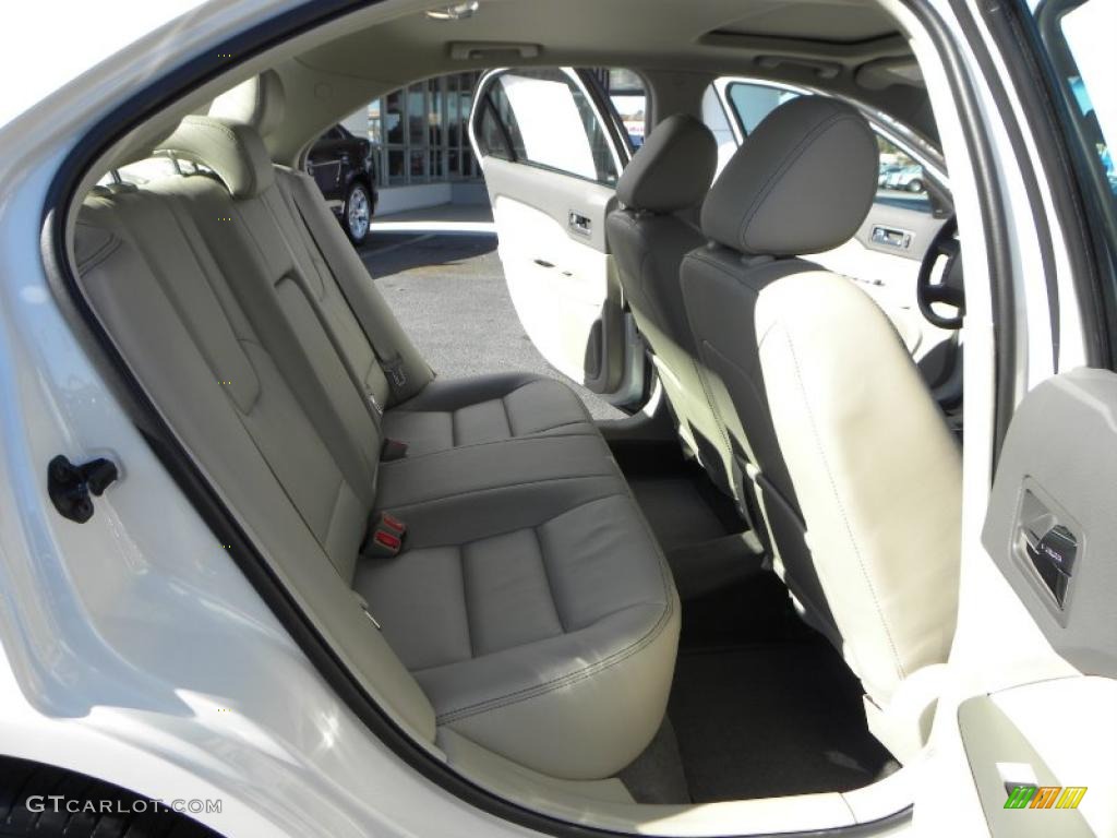 2011 Fusion SEL V6 - White Suede / Medium Light Stone photo #11
