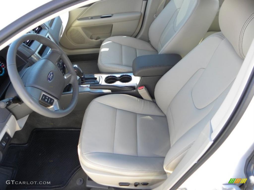 2011 Fusion SEL V6 - White Suede / Medium Light Stone photo #16