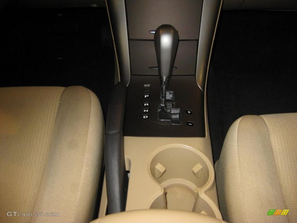 2009 Sonata GLS - Powder White Pearl / Camel photo #26