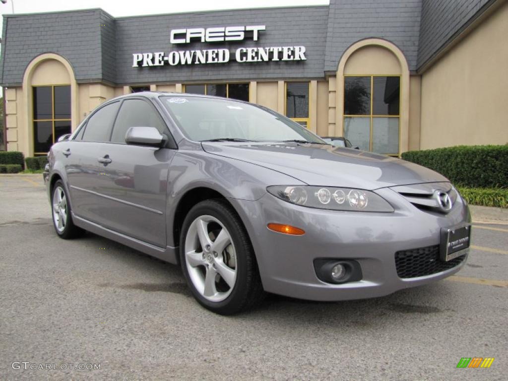 2008 MAZDA6 i Grand Touring Sedan - Tungsten Gray Metallic / Gray photo #1