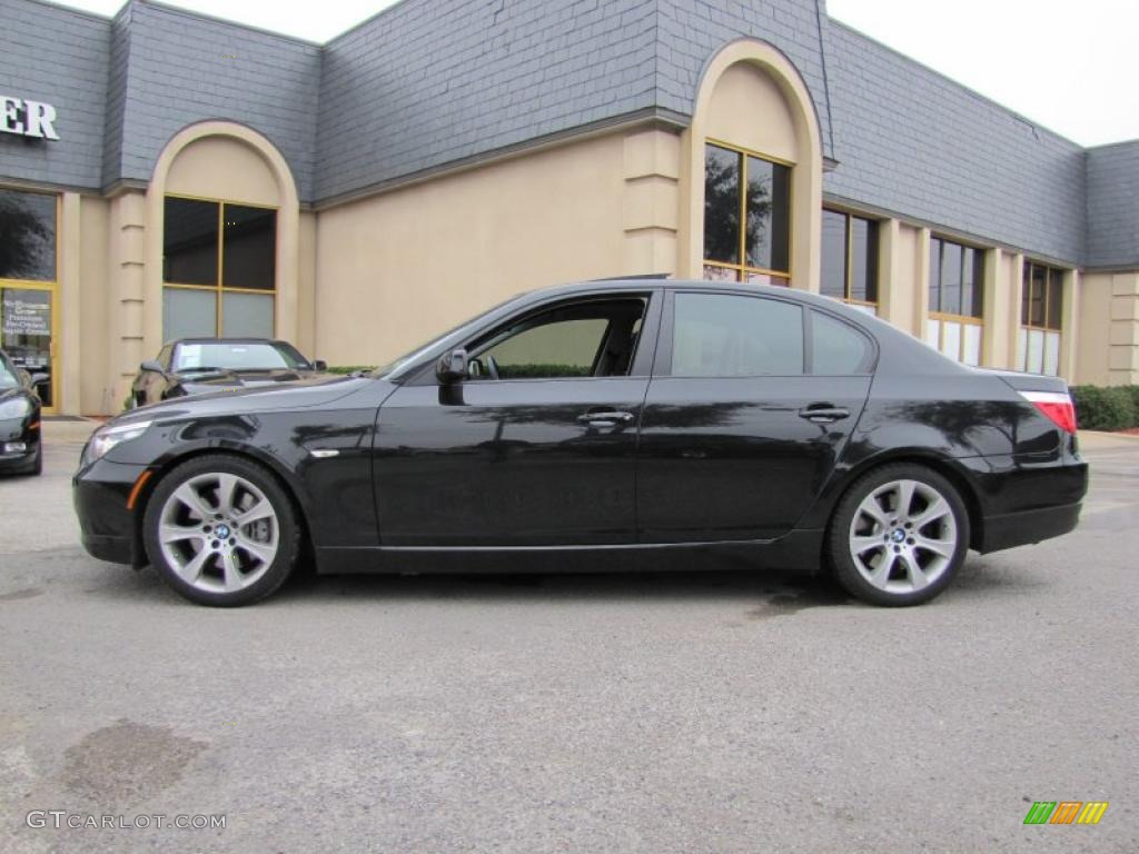 Jet Black 2009 BMW 5 Series 535i Sedan Exterior Photo #40347118