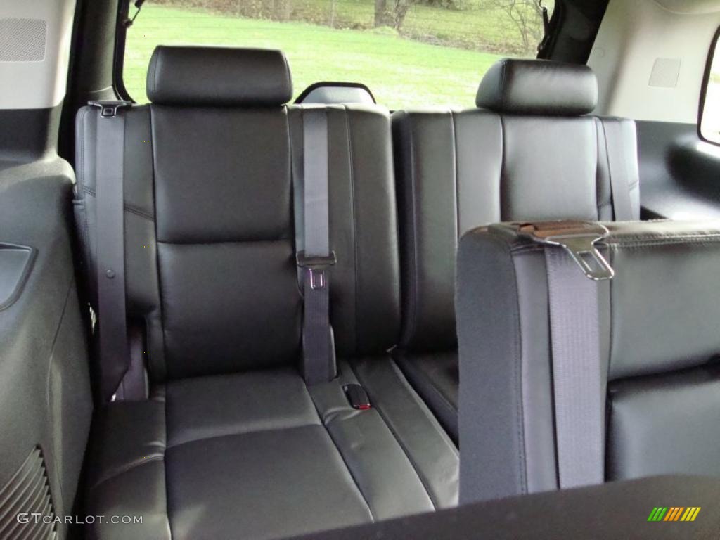 Ebony Interior 2008 Cadillac Escalade AWD Photo #40347458