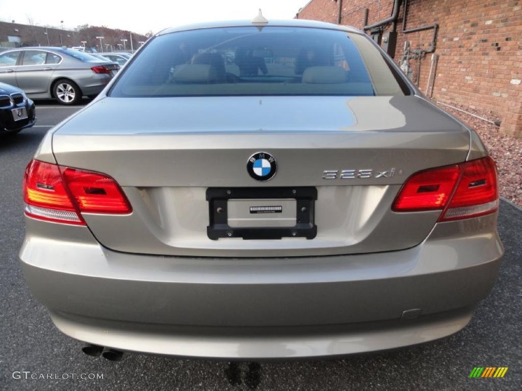 2007 3 Series 328xi Coupe - Platinum Bronze Metallic / Cream Beige photo #5