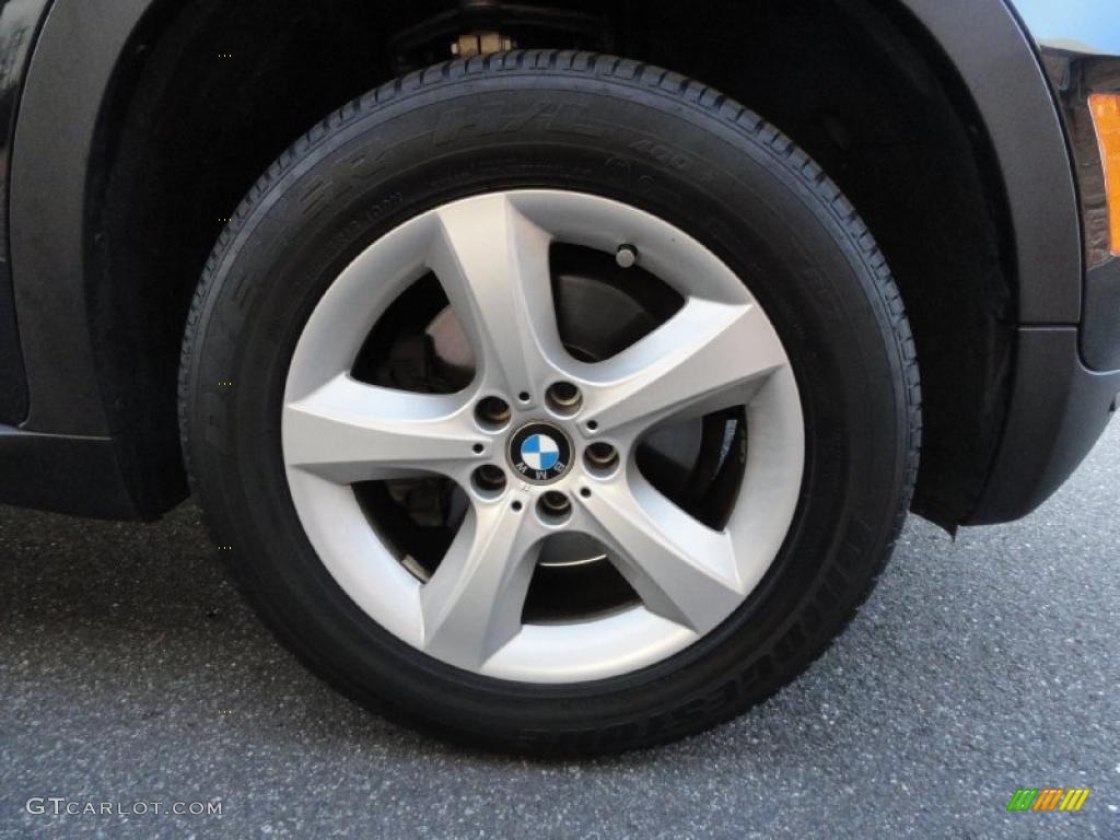 2008 X5 3.0si - Black Sapphire Metallic / Sand Beige photo #8