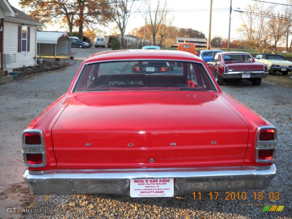 1967 Fairlane 500 XL 2 Door Hardtop - Red / Red photo #39