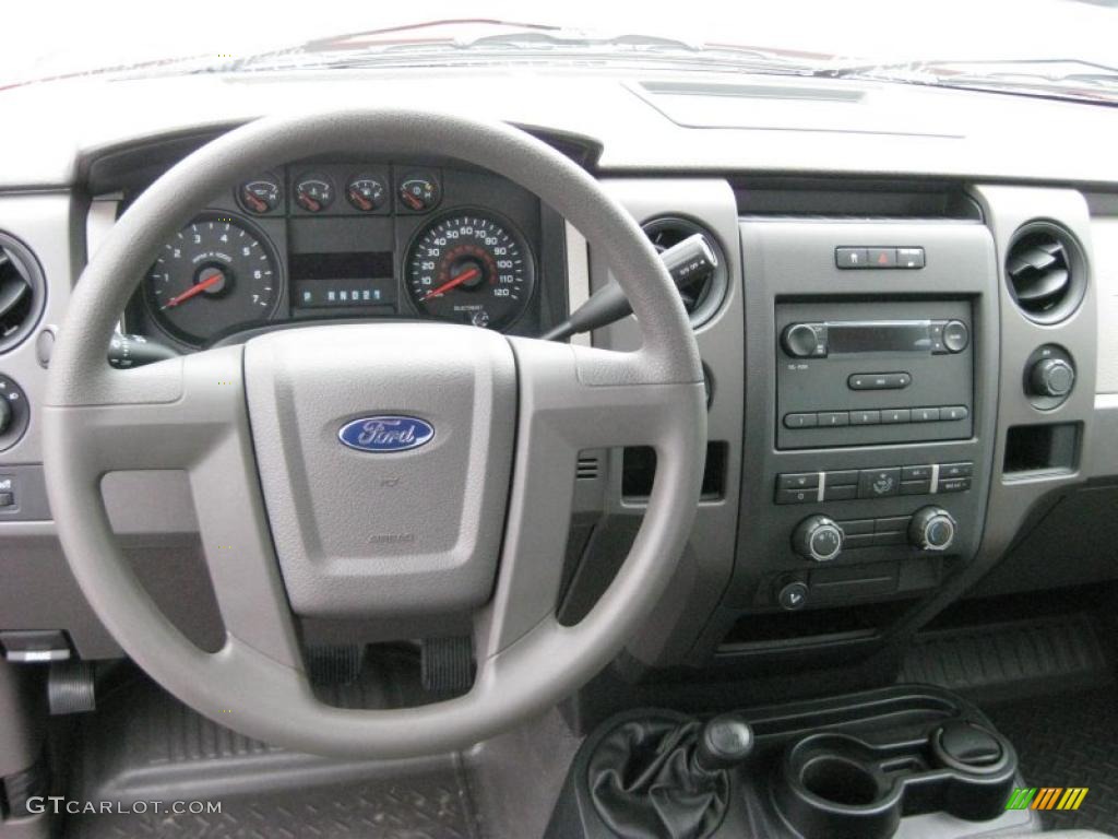 2010 Ford F150 XL Regular Cab 4x4 Medium Stone Dashboard Photo #40348890
