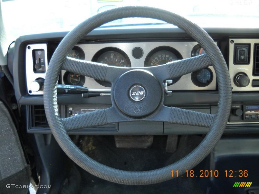 1981 Camaro Z28 Coupe - Charcoal / Gray photo #32