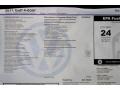 2011 Volkswagen Golf 4 Door Window Sticker