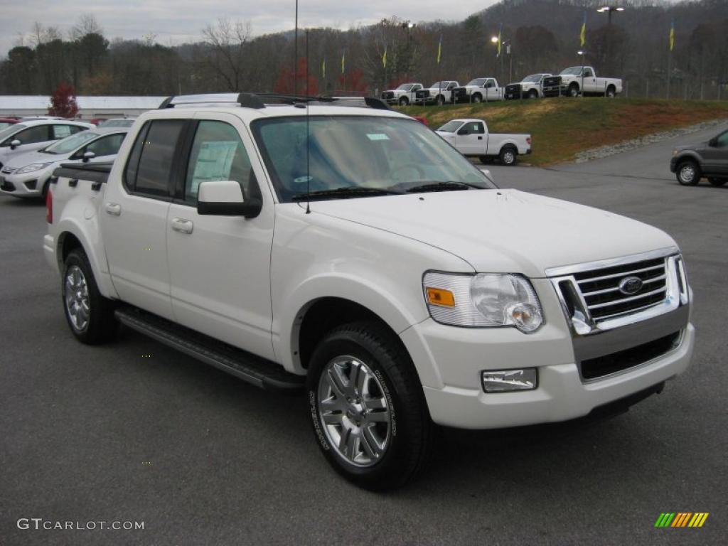 White Suede 2010 Ford Explorer Sport Trac Limited 4x4 Exterior Photo #40351806