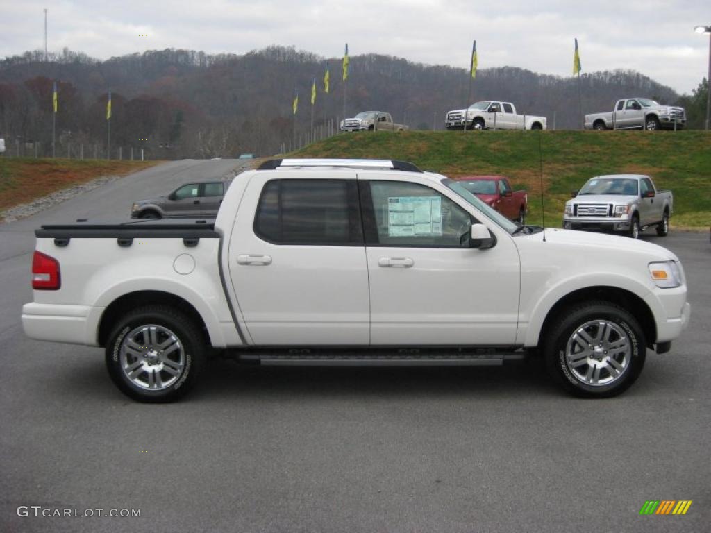 White Suede 2010 Ford Explorer Sport Trac Limited 4x4 Exterior Photo #40351814