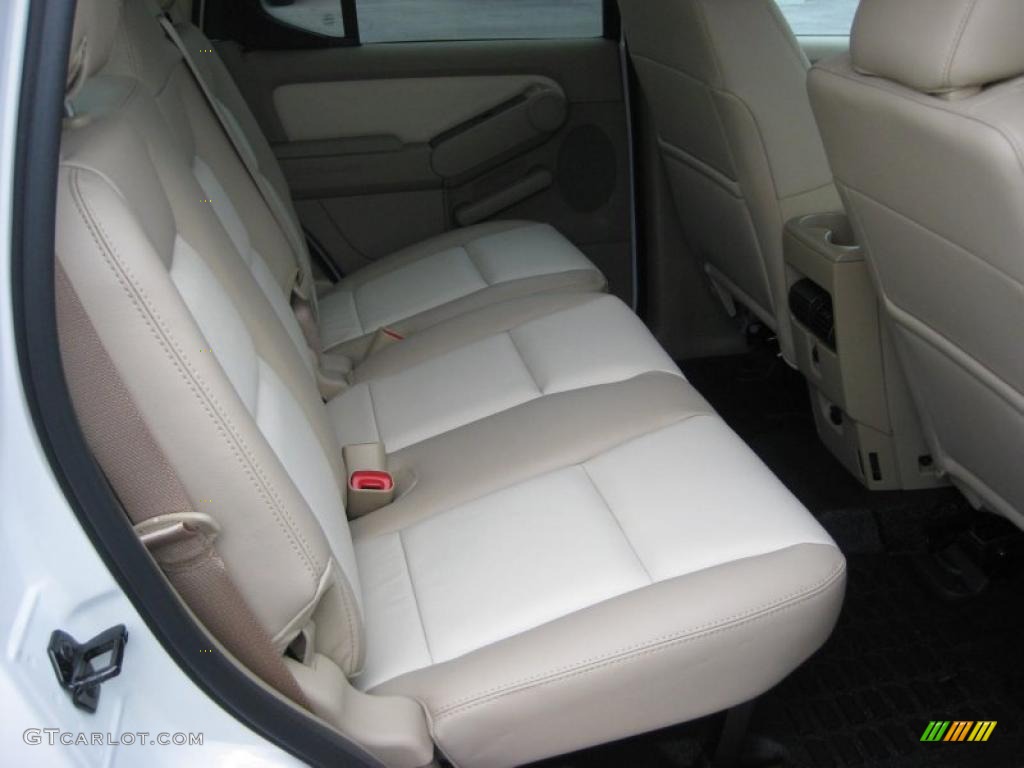 2010 Explorer Sport Trac Limited 4x4 - White Suede / Camel/Sand photo #22