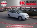 2011 Fresh Powder White Nissan Versa 1.8 S Hatchback  photo #1