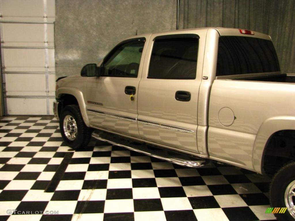 2005 Sierra 2500HD SLT Crew Cab 4x4 - Silver Birch Metallic / Pewter photo #3