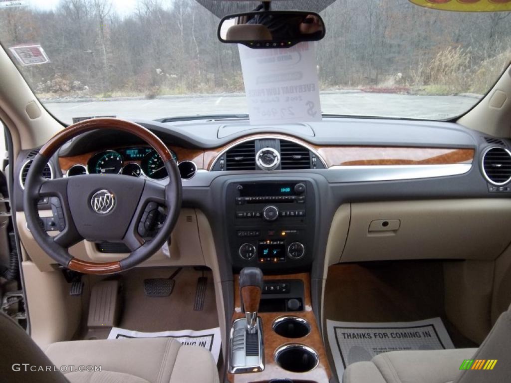 2008 Buick Enclave CX Cashmere/Cocoa Dashboard Photo #40355525