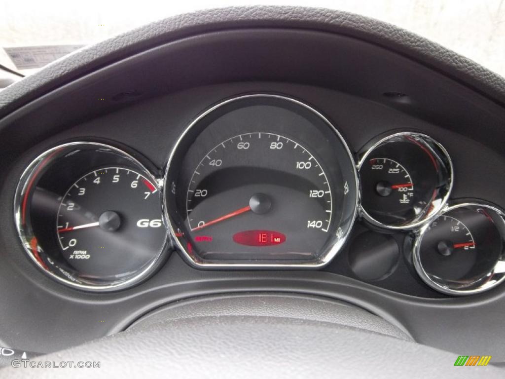 2009 Pontiac G6 GT Convertible Gauges Photo #40356725