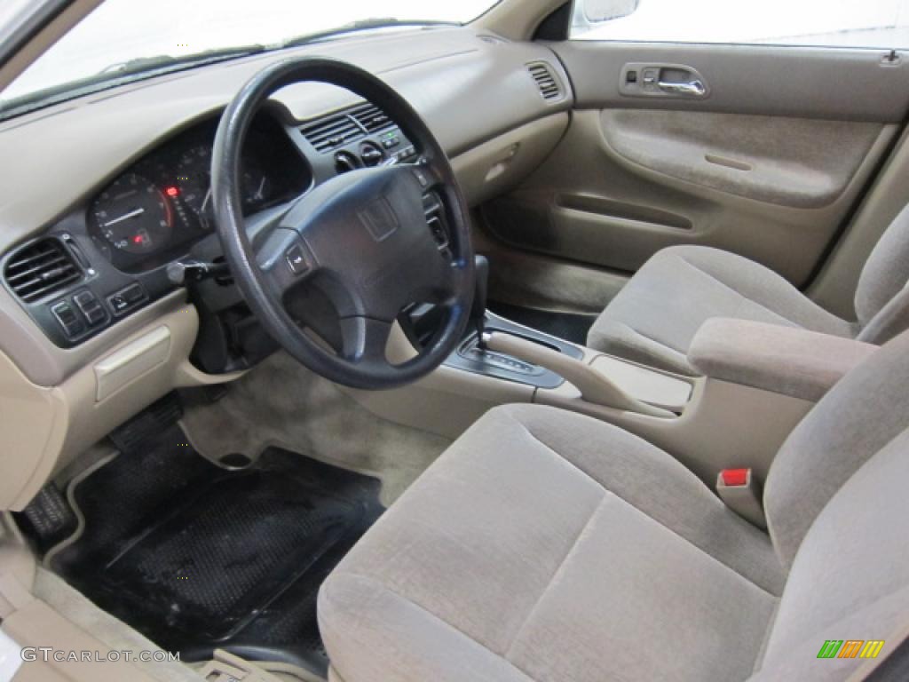 Ivory Interior 1997 Honda Accord Ex Sedan Photo 40357245