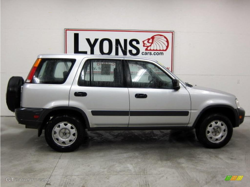 1999 CR-V LX 4WD - Sebring Silver Metallic / Charcoal photo #4