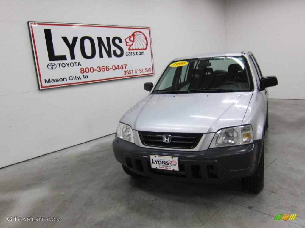 1999 CR-V LX 4WD - Sebring Silver Metallic / Charcoal photo #29