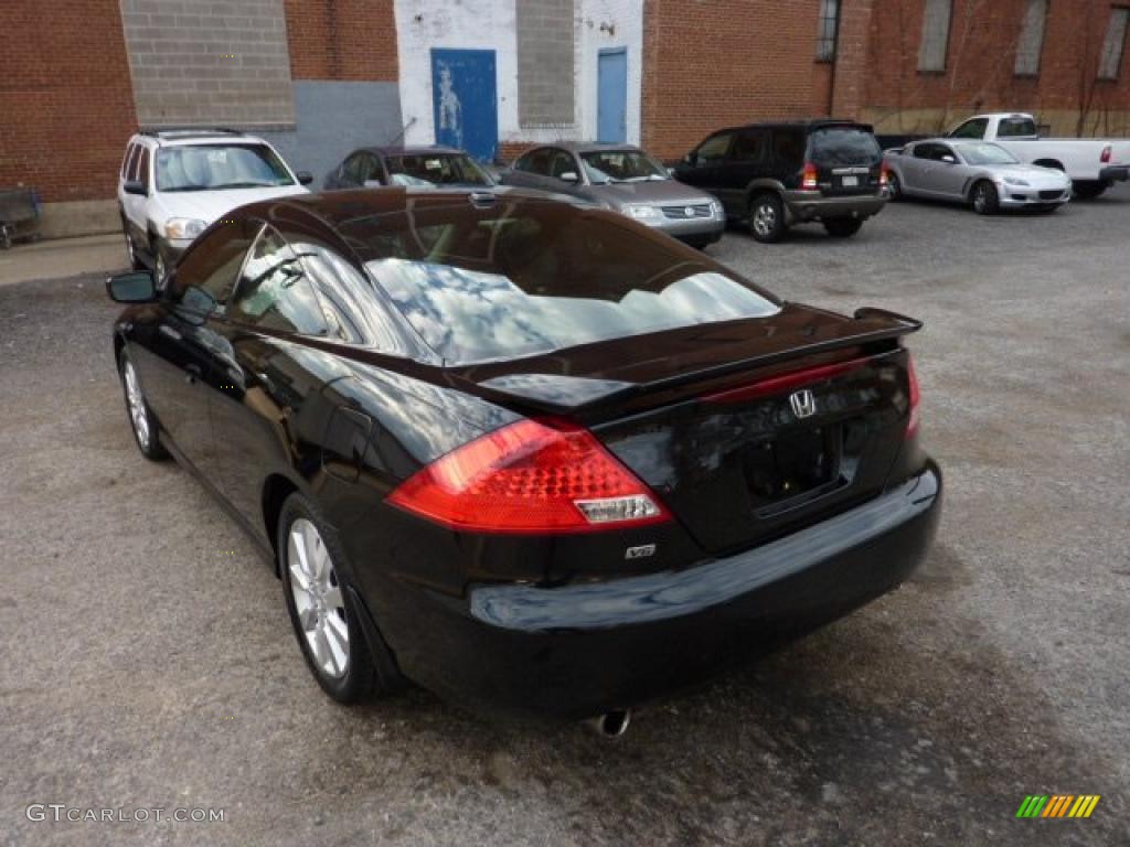 2006 Accord EX V6 Coupe - Nighthawk Black Pearl / Black photo #3