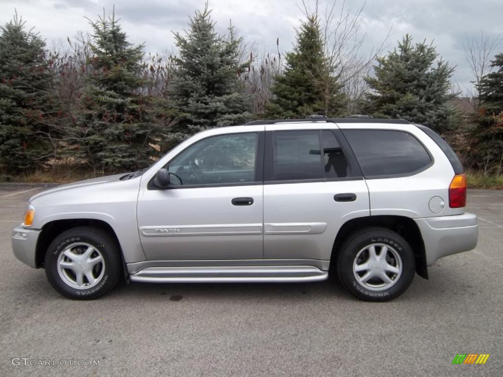 2004 Envoy SLE 4x4 - Liquid Silver Metallic / Medium Pewter photo #19