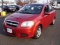 2010 Sport Red Chevrolet Aveo LT Sedan  photo #1