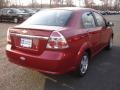 2010 Sport Red Chevrolet Aveo LT Sedan  photo #4