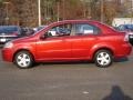 2010 Sport Red Chevrolet Aveo LT Sedan  photo #9