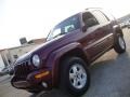 2002 Dark Garnet Red Pearlcoat Jeep Liberty Limited 4x4  photo #1