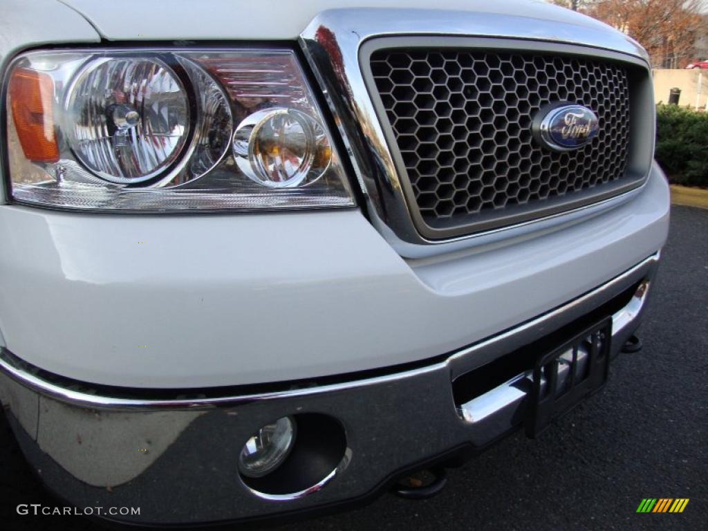 2006 F150 Lariat SuperCrew 4x4 - Oxford White / Black photo #10