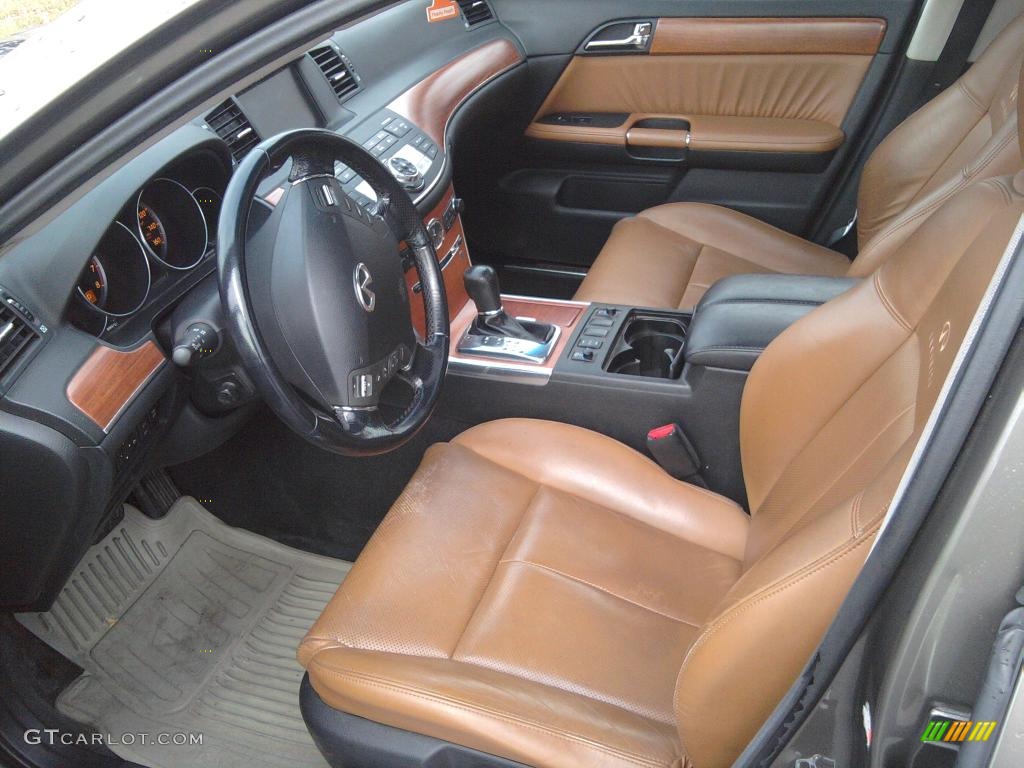 Bourbon Interior 2007 Infiniti M 35x Sedan Photo #40361397