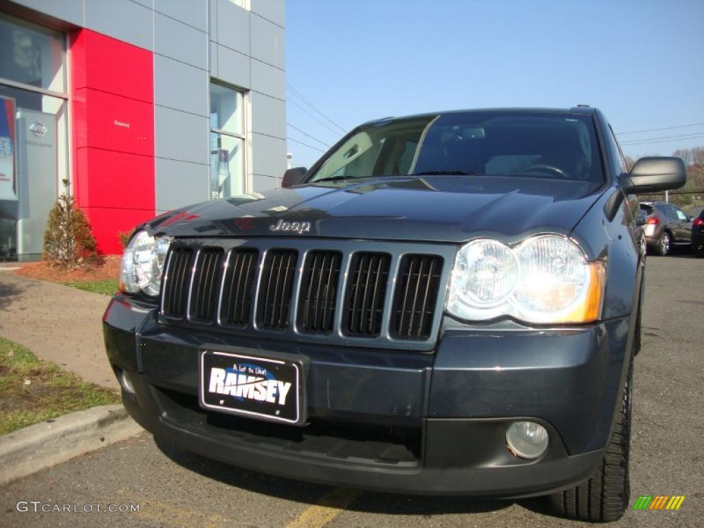 2008 Grand Cherokee Laredo 4x4 - Steel Blue Metallic / Dark Slate Gray photo #1