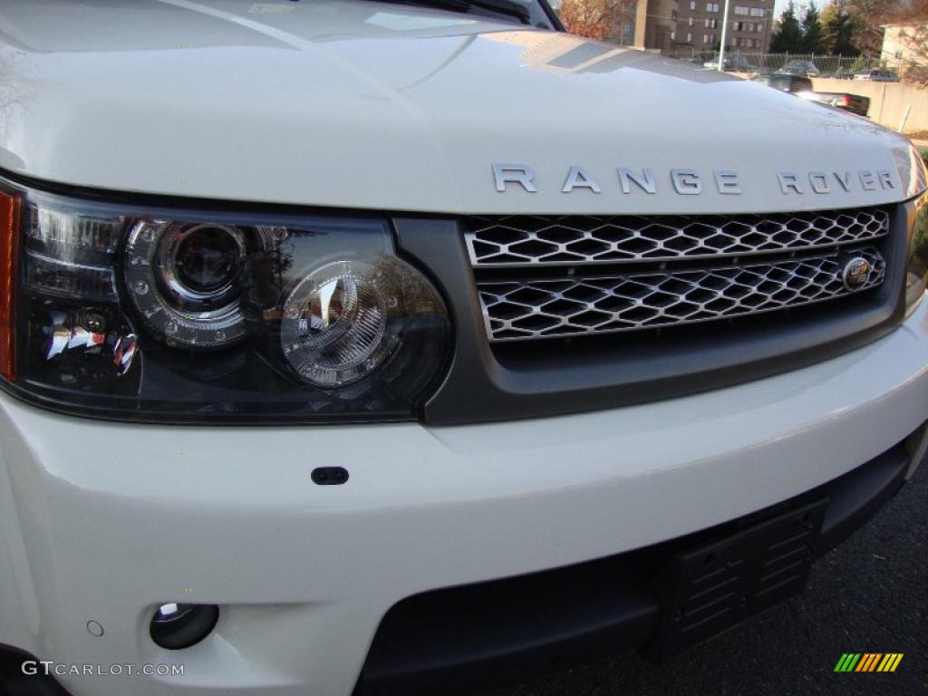 2010 Range Rover Sport Supercharged - Alaska White / Ivory-Ocean Alcantara/Ocean Stitching photo #10