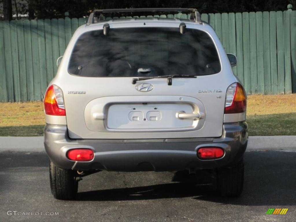 2003 Santa Fe GLS - Pewter / Gray photo #9