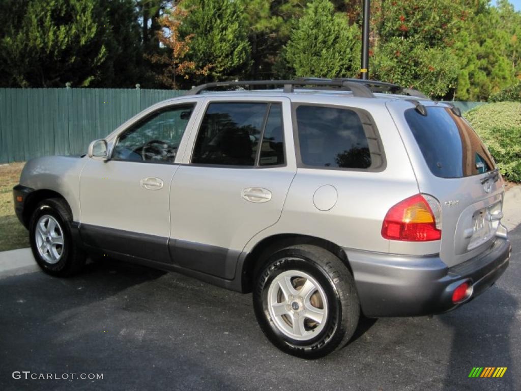 2003 Santa Fe GLS - Pewter / Gray photo #20