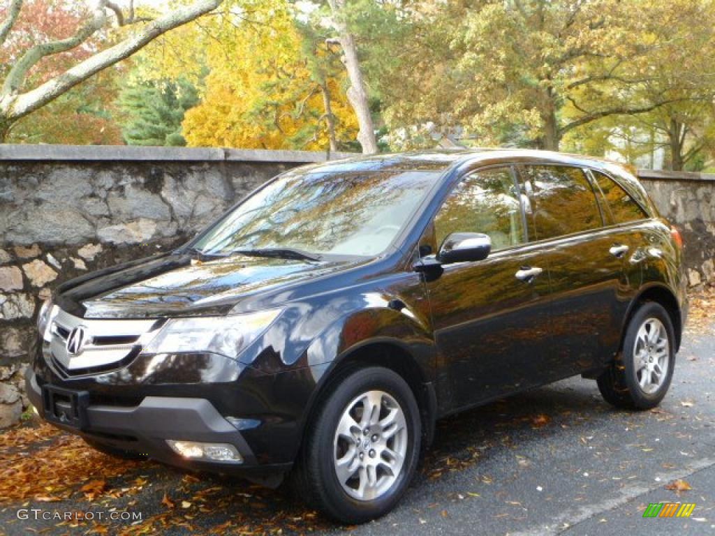 2007 MDX  - Formal Black Pearl / Taupe photo #1