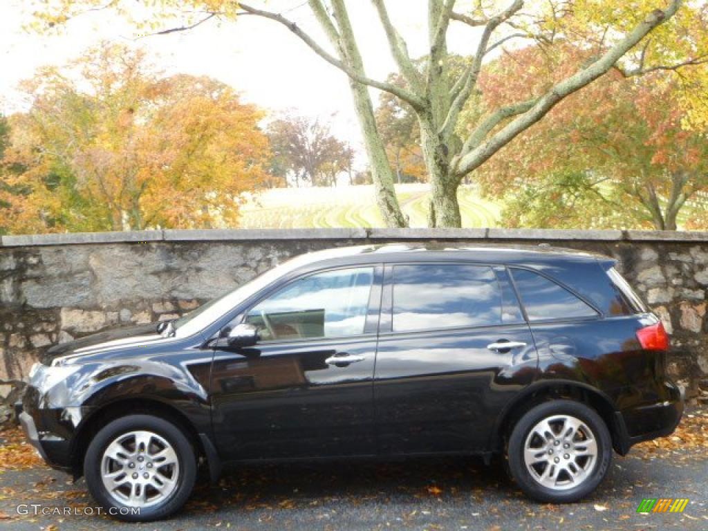 2007 MDX  - Formal Black Pearl / Taupe photo #2