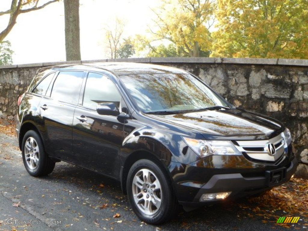 2007 MDX  - Formal Black Pearl / Taupe photo #4