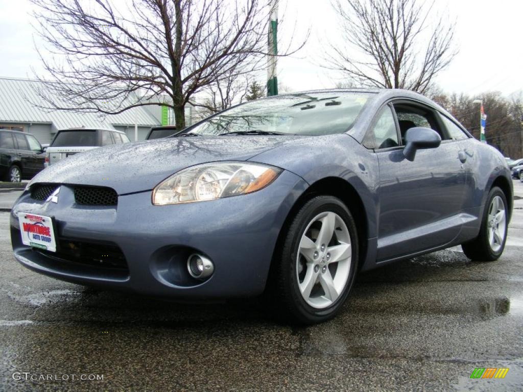 2007 Eclipse GS Coupe - Still Blue Pearl / Dark Charcoal photo #1