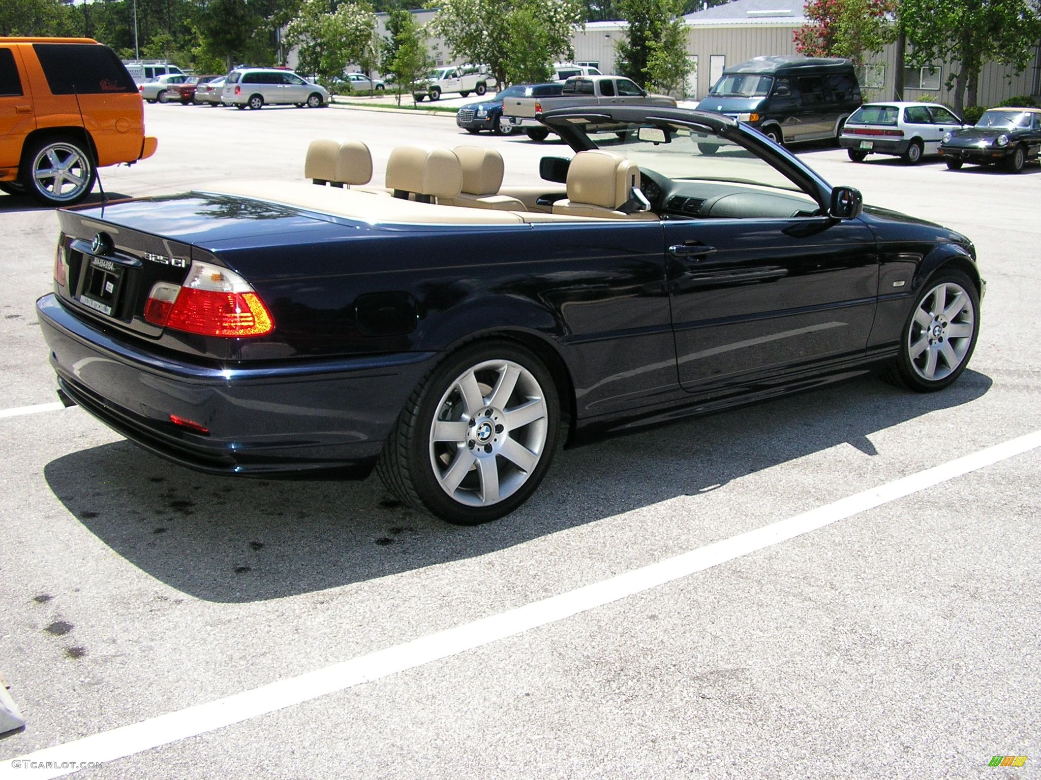 2003 3 Series 325i Convertible - Orient Blue Metallic / Beige photo #3