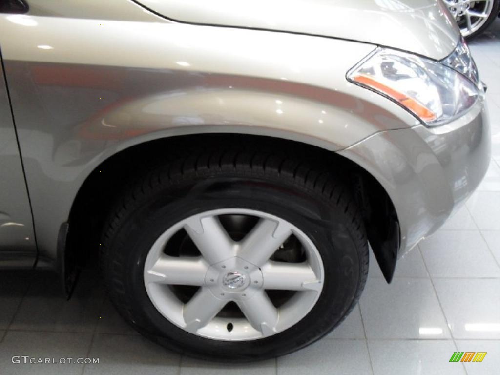 2003 Murano SE AWD - Polished Pewter Metallic / Cafe Latte photo #10