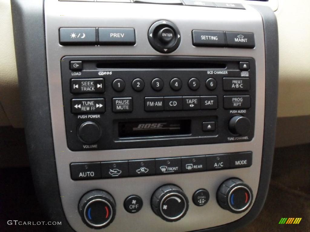 2003 Murano SE AWD - Polished Pewter Metallic / Cafe Latte photo #25