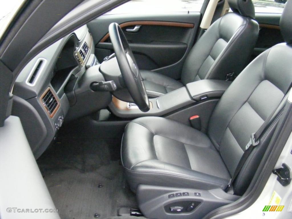 Anthracite Black Interior 2009 Volvo S80 3.2 Photo #40367725