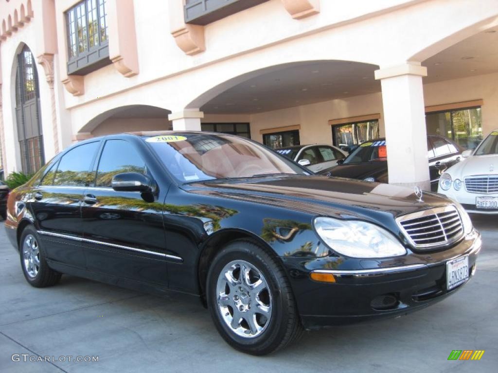 2001 S 430 Sedan - Black / Ash photo #1