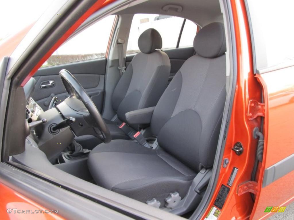 Gray Interior 2006 Kia Rio Rio5 SX Hatchback Photo #40368201
