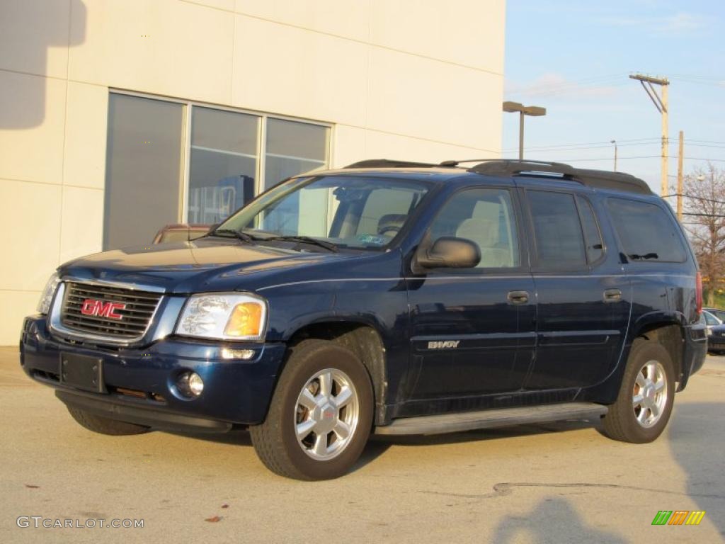 2004 Indigo Blue Metallic GMC Envoy XL SLT 4x4 40352993 Photo 2 Car Color