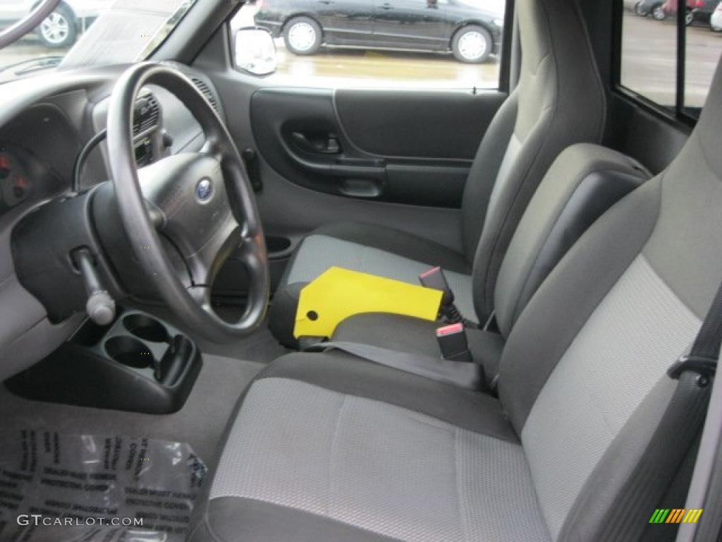 Dark Graphite Interior 2003 Ford Ranger XLT Regular Cab Photo #40369561